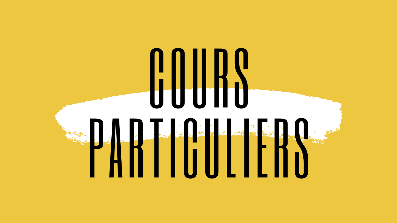 Cours particuliers